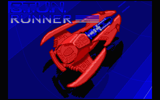 S.T.U.N. Runner title screen for Atari ST